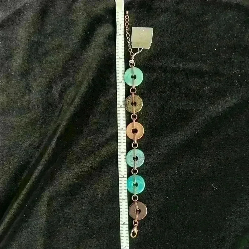 Nordstrom green & brown bracelet NWT